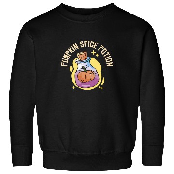 Discover Pumpkin Spice Potion Coffee Enthusiast Halloween Sweatshirts