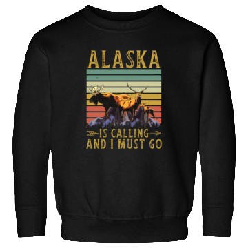 Discover Alaska Gift USA Natur Bär Denali Grizzly Wald Sweatshirts