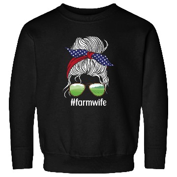 Discover Farming Farmer Girl Wife Sun Sweatshirts