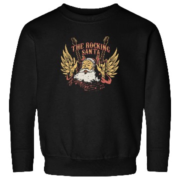 Discover The Rocking Santa Christmas Sweatshirts