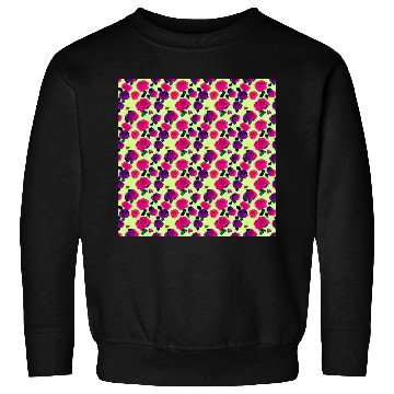 Discover Purple Pink roses yellow background Sweatshirts