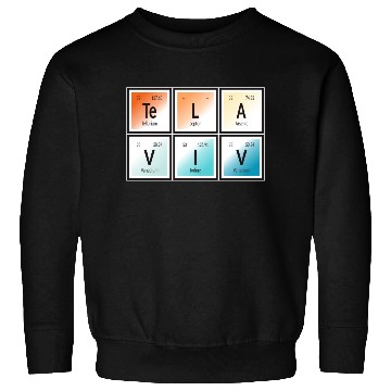 Discover Tel Aviv | Periodic Table of Elements Sweatshirts