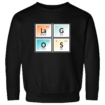 Discover Lagos | Periodic Table of Elements Sweatshirts