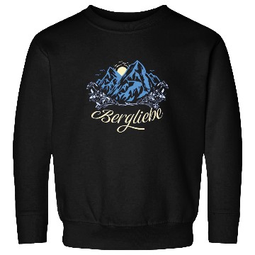 Discover Mountain Love Sunrise Edelweiss Sweatshirts