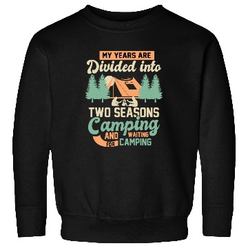 Discover Camping hiking nature adventure Sweatshirts