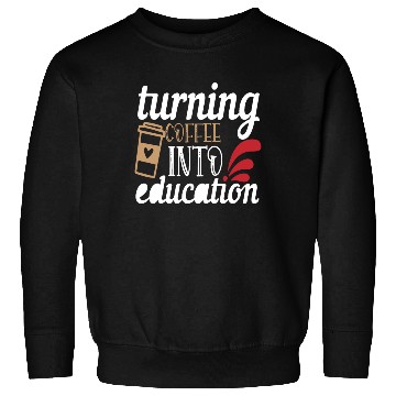 Discover Ed Teacher Coffee Teach Repeat Back to School Sweatshirts