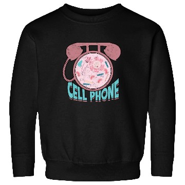 Discover Cell phone Biology Science Cellular Biologist Sweatshirts