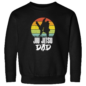 Discover Jiu-Jitsu Dad BJJ Father Vintage Martial Arts MMA Sweatshirts