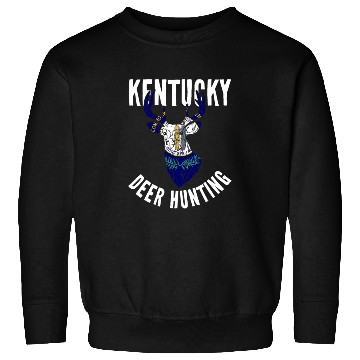Discover Kentucky Deer Hunting Buck Stag Hunter Sweatshirts