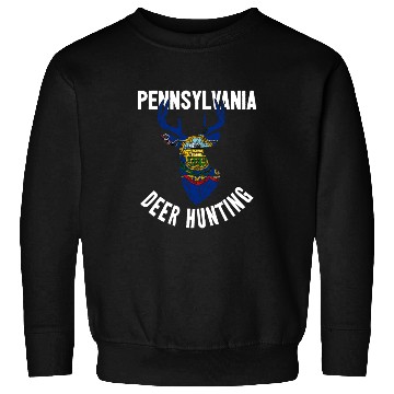 Discover Pennsylvania Deer Hunting Buck Stag Hunter Sweatshirts