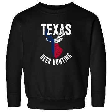 Discover Texas Deer Hunting Buck Stag Hunter Sweatshirts