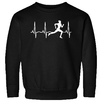 Discover Running Women Runners Heartbeat Sweatshirts