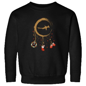 Discover Winter dreamcatcher Christmas Hammerhead Shark Sweatshirts