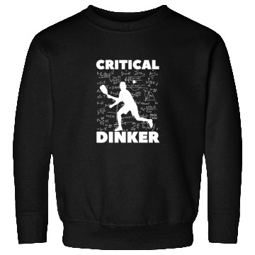 Discover Pickleball Critical Dinker, Funny Pickle Ball. Sweatshirts