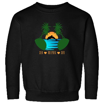 Discover dolphin nature Sweatshirts