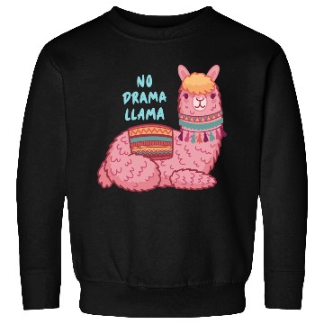 Discover Llama Funny No Drama Llama Lover Sweatshirts