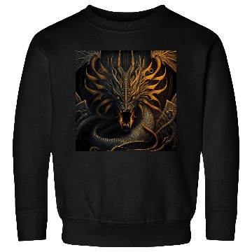 Discover Dark fantasy dragon cover version 2 Sweatshirts