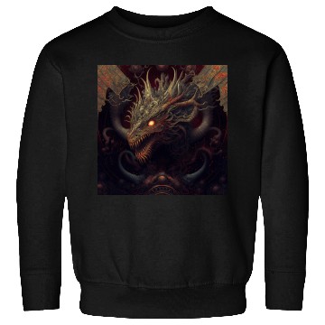Discover Dark fantasy dragon cover version 3 Sweatshirts