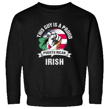 Discover Puerto Rico Flag Ireland Grown Men Boys Guy Sweatshirts
