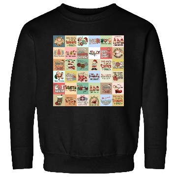 Discover Christmas Patchwork Vintage Pattern Sweatshirts