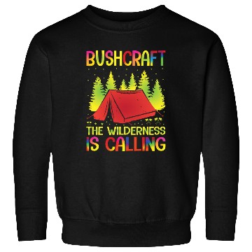 Discover Bushcraft the Wilderness is Calling Sweatshirts