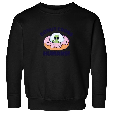 Discover Space Area 51 Donut UFO Cute Alien Head Sweatshirts