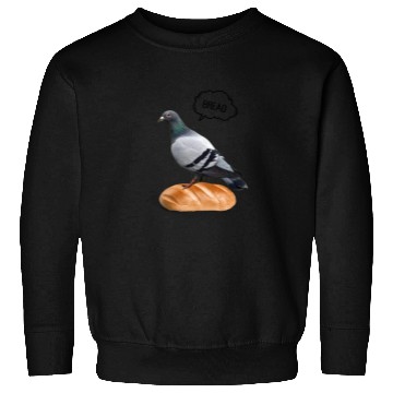 Discover Pigeon the bread lover Sweatshirts