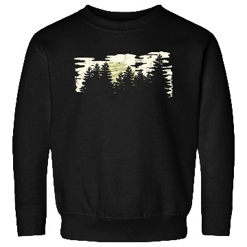 Discover Dark Forest Nature Winter Vintage Sweatshirts