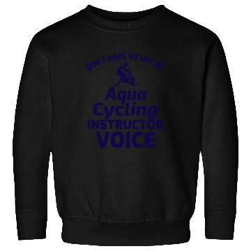 Discover Aqua Cycling Swimming Pool Fitness Training Funny Sweatshirts