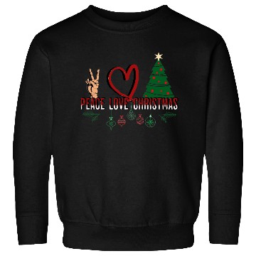 Discover Peace Love Christmas Sweatshirts