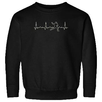 Discover Baseball Pitcher Player. Heart. Love. EKG. Pulse. Sweatshirts