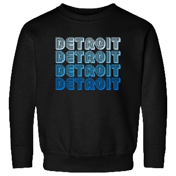 Discover Retro Detroit Michigan Sweatshirts