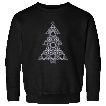 Discover Christmas tree from snowflakes gift idea Sweatshirts