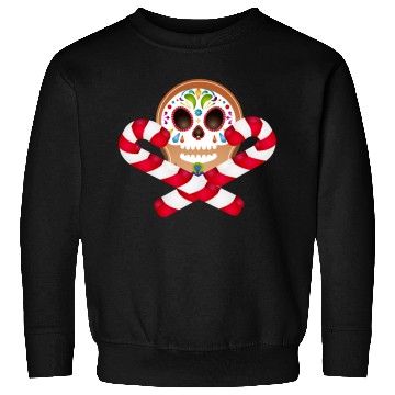 Discover Gingerbread man Sugar Skull decor for Christmas Sweatshirts