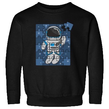 Discover Autism Spaceman Astro Cosmo Space Lover Autism Awa Sweatshirts