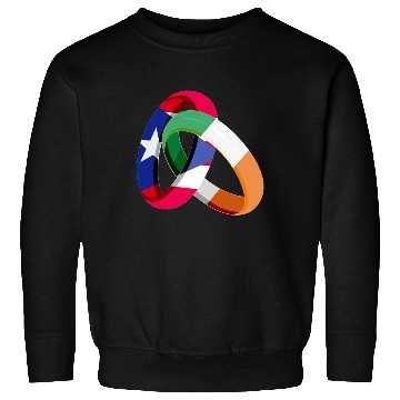 Discover Puerto Rico Flag Ireland Ring Marriage Wedding Sweatshirts