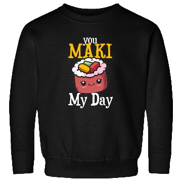 Discover Funny sushi maki saying eat motif Sweatshirts