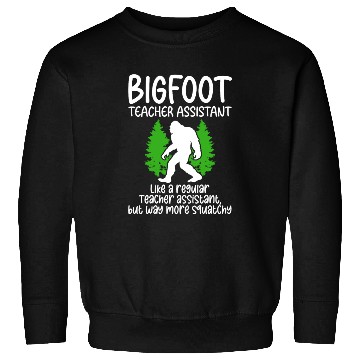 Discover Bigfoot Party Supplies Bigfoot Teacher Assistant Sweatshirts