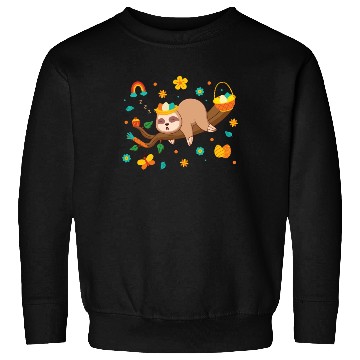 Discover Sleepy Sloth Easter Decorations Holiday Season Sweatshirts