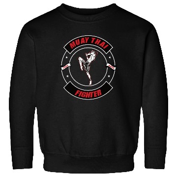 Discover Muay Thai Train Hard Fighter Design MMA Fighter Sweatshirts