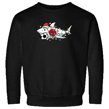 Discover Christmas Sweatshirts, Santa Shark Soccer Jersey