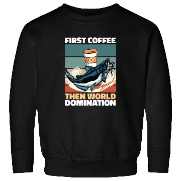 Discover Catfish Fishing Coffee Sweatshirts