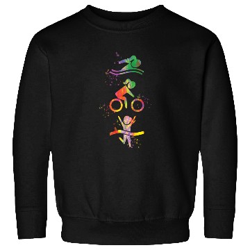 Discover Watercolor Womens Triathlon Sweatshirts