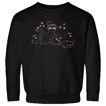 Discover Halloween Witch Cat Lover Sweatshirts