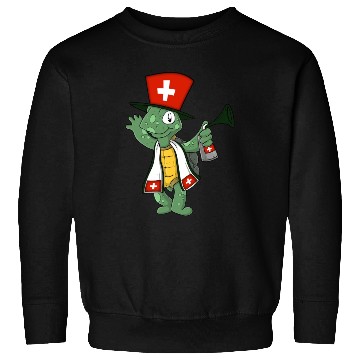 Discover Swiss Fan Turtle Sweatshirts