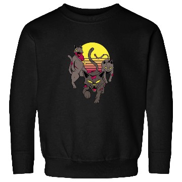 Discover Angry zombie cats Angry zombie cats quote inspirat Sweatshirts
