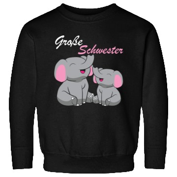 Discover Elephants - Große Schwester Sweatshirts