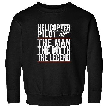 Discover Aviator The Man The Myth The Legend Helicopter Sweatshirts