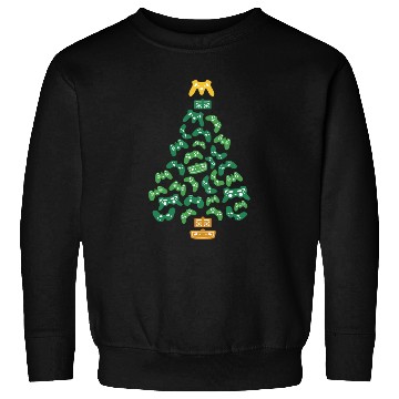 Discover Joystick Gamer Christmas Tree Pajama Lights Sweatshirts