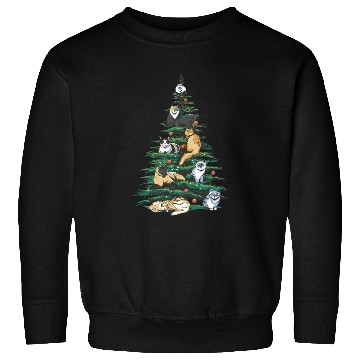 Discover Cat Cats Christmas Tree Pajama Lights Holidays Sweatshirts